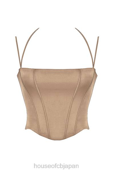 衣類 House of CB シャンテルラテサテンコルセット 0N8J60
