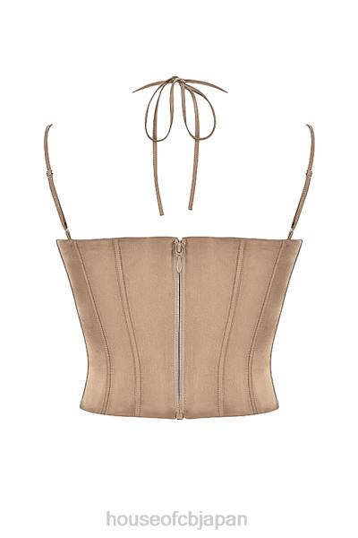 衣類 House of CB シャンテルラテサテンコルセット 0N8J60