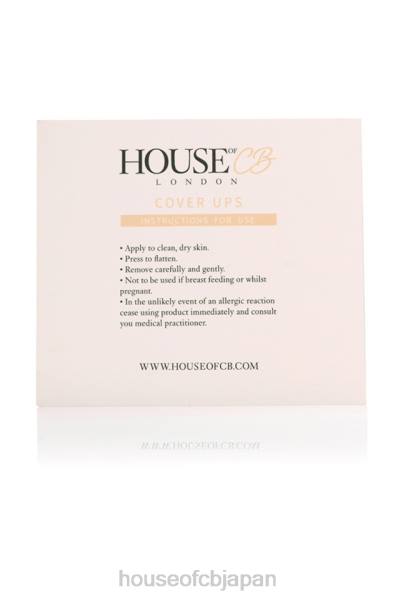 衣類 House of CB ベージュのハート型ニップルカバー 4 個セット 0N8J1323
